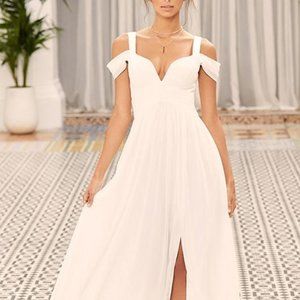 Lulus White Wedding Dress Size S NWT